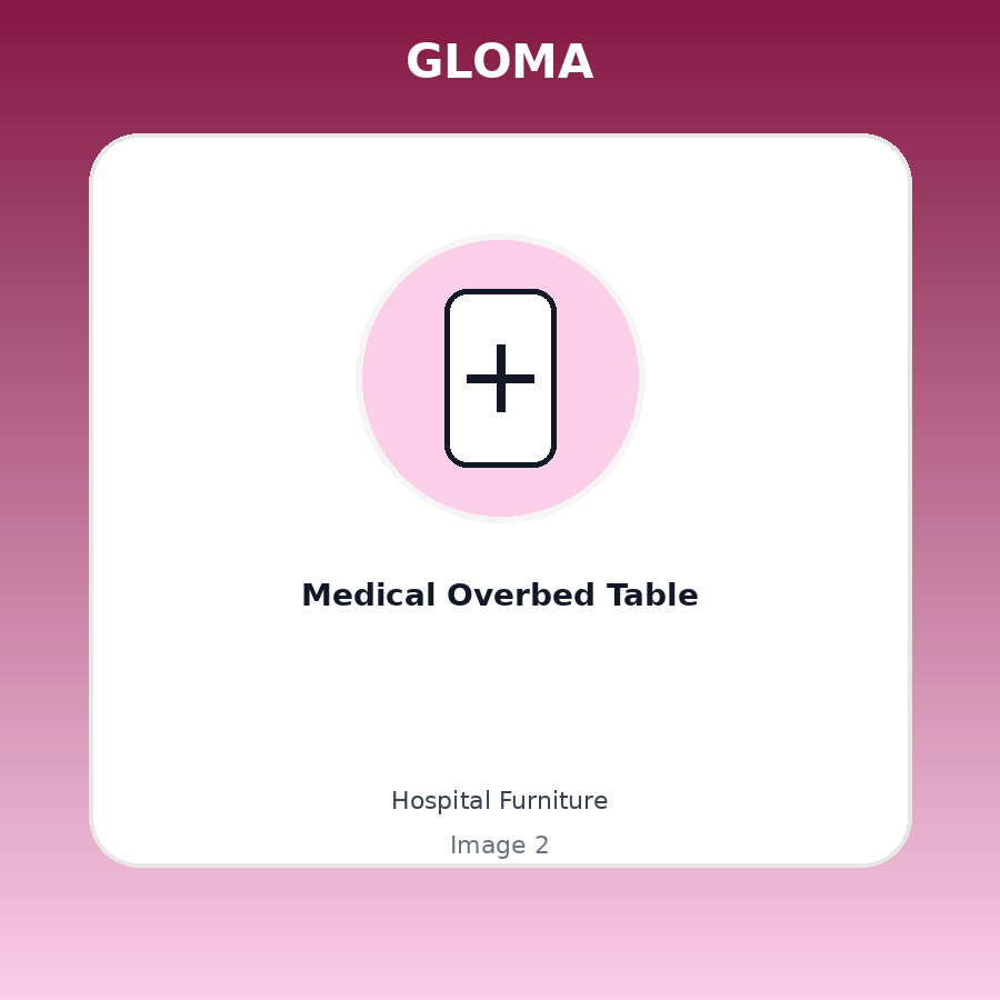 Medical Overbed Table — Angle picture 1
