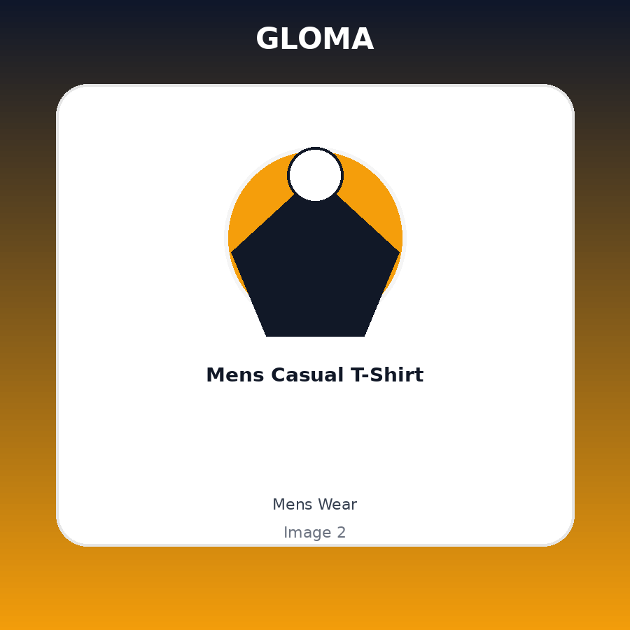 Mens Casual T-Shirt — Angle picture 1