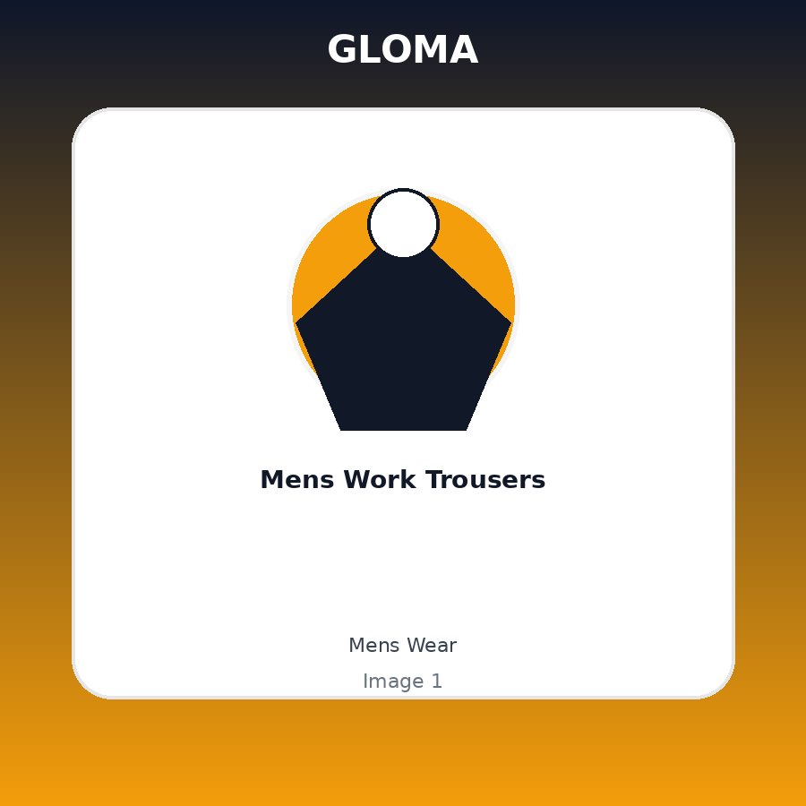 Mens Work Trousers