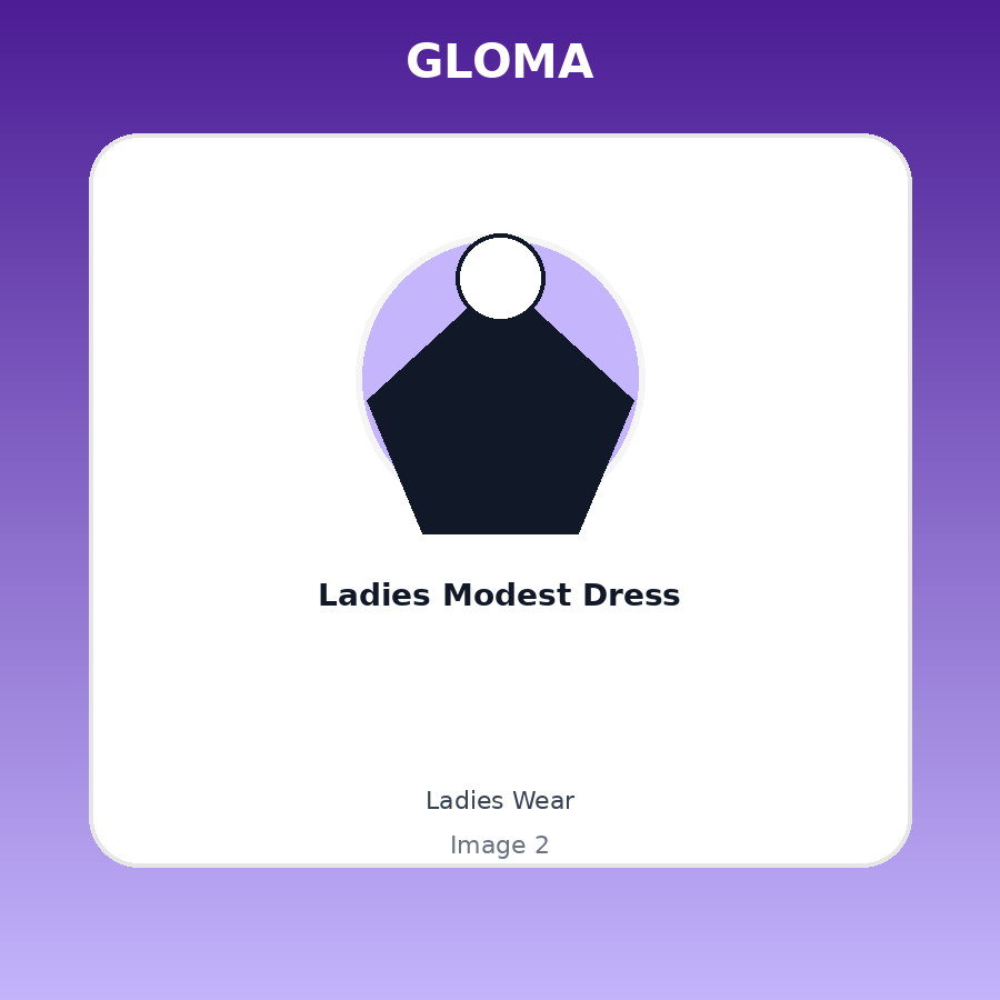 Ladies Modest Dress — Angle picture 1