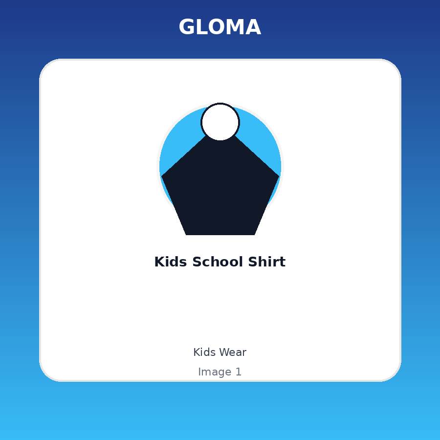 Kids School Shirt